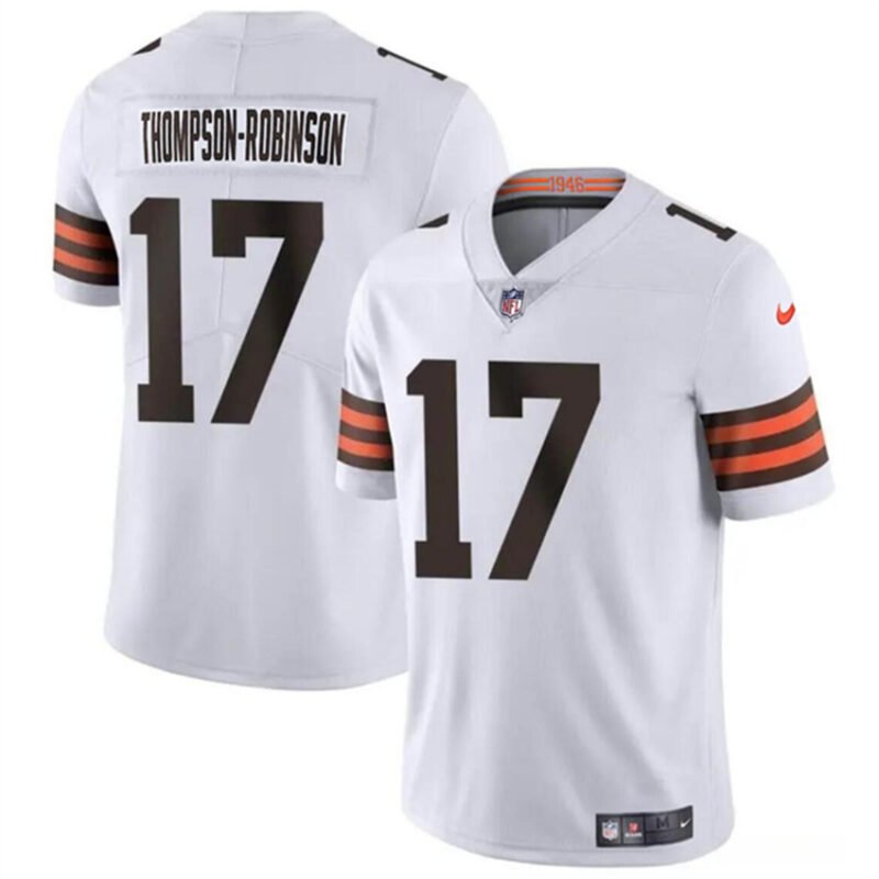 White Cleveland Browns #17 Dorian Thompson-Robinson Vapor Untouchable Limited Stitched Jersey - CLB290