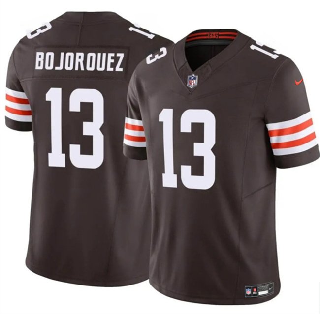 Brown Cleveland Browns #13 Corey Bojorquez F.U.S.E. Vapor Limited Stitched Football Jersey - CLB192