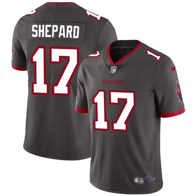 Grey Tampa Bay Buccaneers #17 Sterling Shepard Vapor Limited Stitched Jersey - TBB48