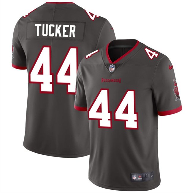 Grey Tampa Bay Buccaneers #44 Sean Tucker Vapor Limited Stitched Jersey - TBB93
