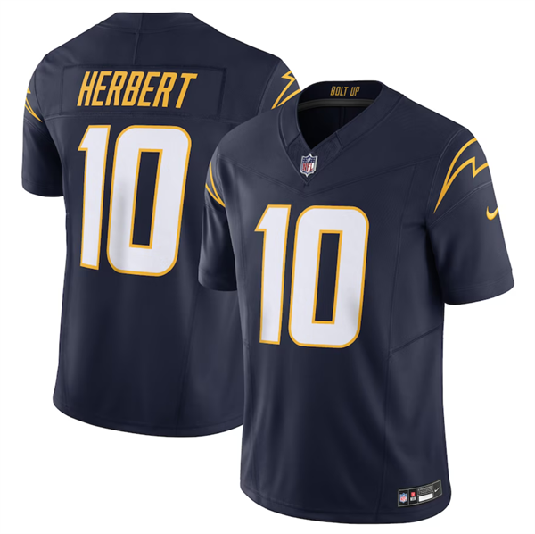 Navy Los Angeles Chargers #10 Justin Herbert 2023 F.U.S.E. Vapor Untouchable Limited Stitched Jersey - LCJ28