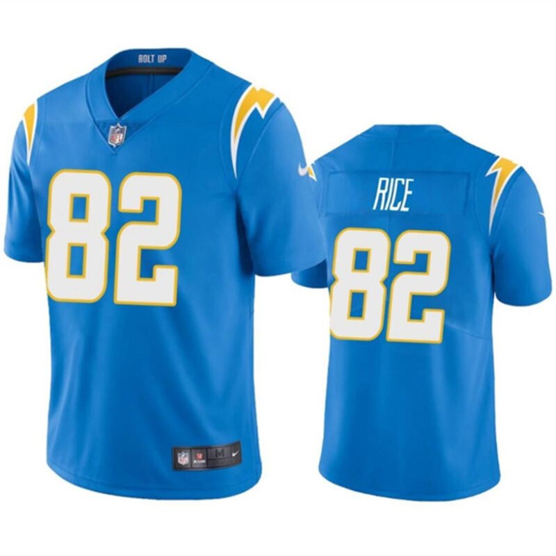 Light Blue Los Angeles Chargers #82 Brenden Rice 2024 Draft Vapor Limited Stitched Football Jersey - LCJ72