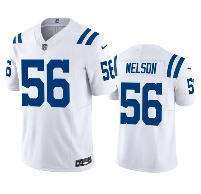 White Indianapolis Colts #56 Quenton Nelson 2023 F.U.S.E Vapor Untouchable Stitched Football Jersey - IDC138