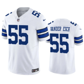White Dallas Cowboys #55 Leighton Vander Esch 2023 F.U.S.E. Vapor Limited Stitched Football Jersey - DLC124