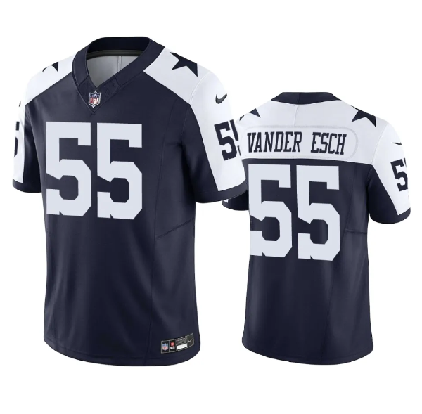 Navy Dallas Cowboys #55 Leighton Vander Esch 2023 F.U.S.E. Vapor Limited Stitched Football Jersey - DLC52