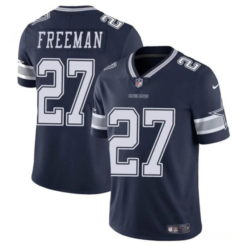 Navy Dallas Cowboys #27 Royce Freeman Vapor Untouchable Limited Stitched Football Jersey - DLC43