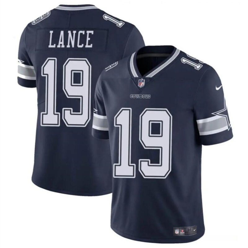 Navy Dallas Cowboys #19 Trey Lance Vapor Untouchable Limited Stitched Football Jersey - DLC397