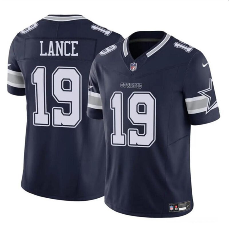 Navy Dallas Cowboys #19 Trey Lance 2023 F.U.S.E Vapor Untouchable Limited Stitched Football Jersey - DLC165