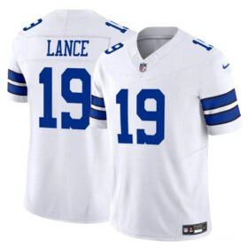 White Dallas Cowboys #19 Trey Lance 2023 F.U.S.E Vapor Untouchable Limited Stitched Football Jersey - DLC03
