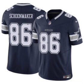 Navy Dallas Cowboys #86 Luke Schoonmaker 2023 F.U.S.E Vapor Untouchable Limited Stitched Football Jersey - DLC344