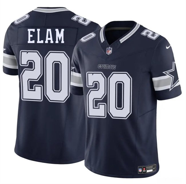 Navy Dallas Cowboys #20 Kaiir Elam 2025 F.U.S.E Vapor Untouchable Limited Stitched Football Jersey - DLC131