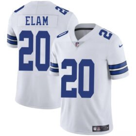 White Dallas Cowboys #20 Kaiir Elam 2025 Vapor Untouchable Limited Stitched Football Jersey - DLC479