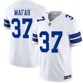 White Dallas Cowboys #37 Phil Mafah 2025 F.U.S.E Vapor Untouchable Limited Stitched Football Jersey - DLC324