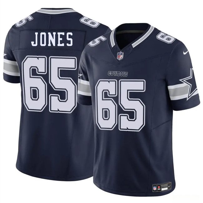 Navy Dallas Cowboys #65 Robert Jones 2025 F.U.S.E Vapor Untouchable Limited Stitched Football Jersey - DLC157