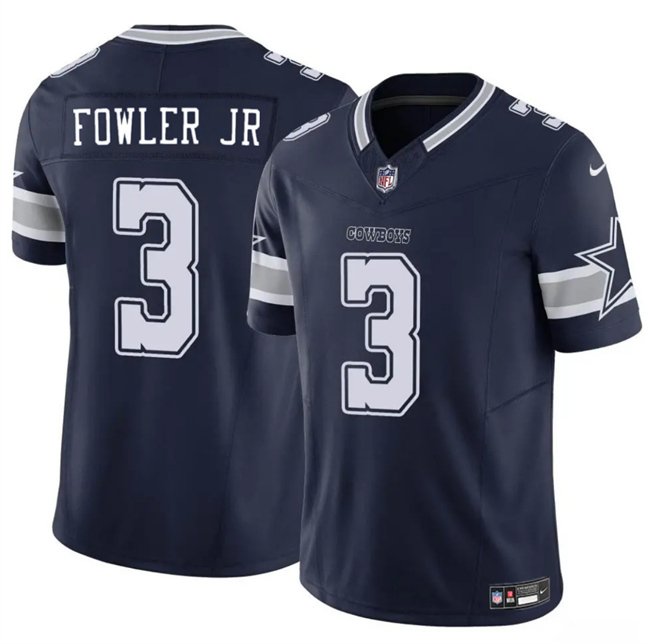 Navy Dallas Cowboys #3 Dante Fowler JR 2025 F.U.S.E Vapor Untouchable Limited Stitched Football Jersey - DLC251