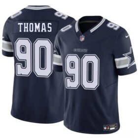 Navy Dallas Cowboys #90 Solomon Thomas 2025 F.U.S.E Vapor Untouchable Limited Stitched Football Jersey - DLC39
