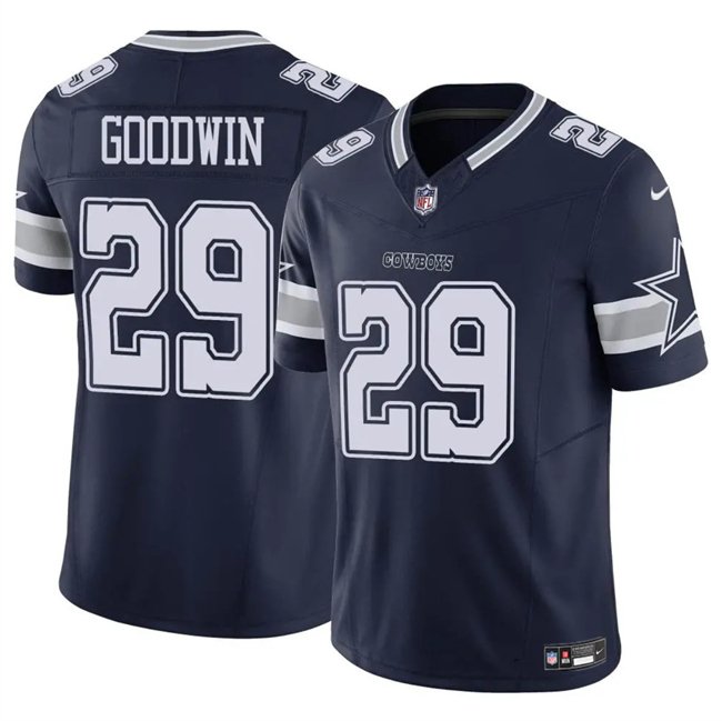 Navy Dallas Cowboys #29 C.J. Goodwin 2025 F.U.S.E Vapor Untouchable Limited Stitched Football Jersey - DLC481