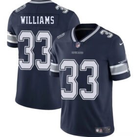 Navy Blue Dallas Cowboys #33 Javonte Williams 2025 Vapor Untouchable Limited Stitched Football Jersey - DLC265