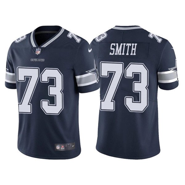 Navy Dallas Cowboys #73 Tyler Smith Vapor Limited Stitched Jersey - DLC328