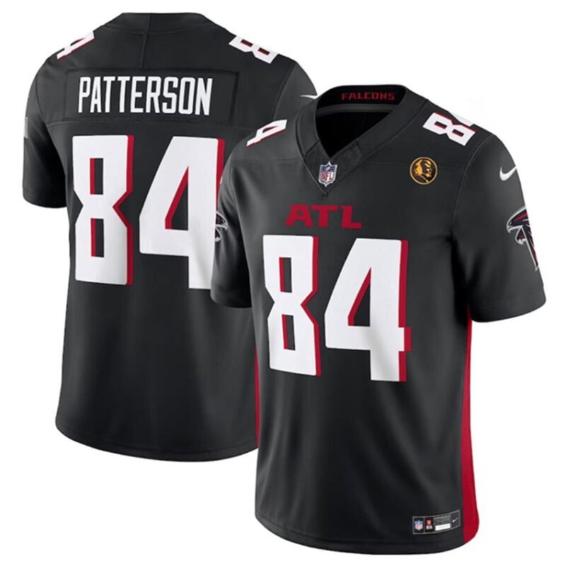 Black Atlanta Falcons #84 Cordarrelle Patterson 2023 F.U.S.E. With John Madden Patch Vapor Limited Stitched Football Jersey - AFJ88