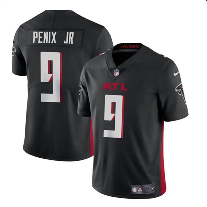Black Atlanta Falcons #9 Michael Penix Jr 2024 Draft Vapor Untouchable Limited Stitched Football Jersey - AFJ116