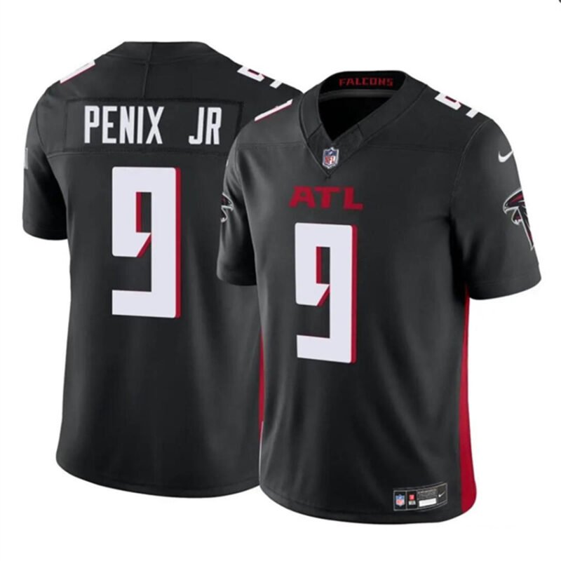 Black Atlanta Falcons #9 Michael Penix Jr 2024 Draft F.U.S.E Vapor Untouchable Limited Stitched Football Jersey - AFJ209