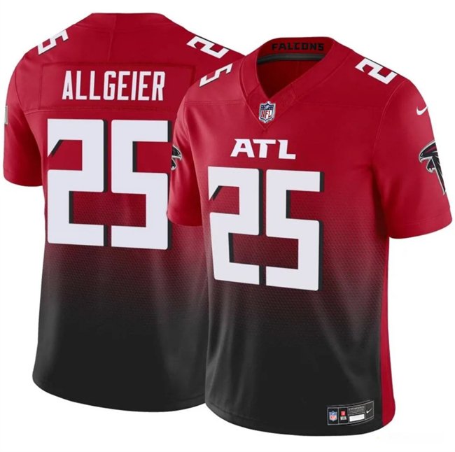 Red/Black Atlanta Falcons #25 Tyler Allgeier 2024 F.U.S.E Vapor Untouchable Limited Stitched Football Jersey - AFJ256