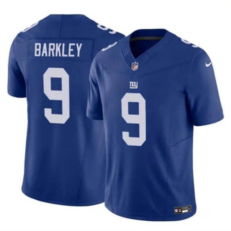 Blue New York Giants #9 Matt Barkley 2023 F.U.S.E. Vapor Untouchable Limited Stitched Jersey - NYG26