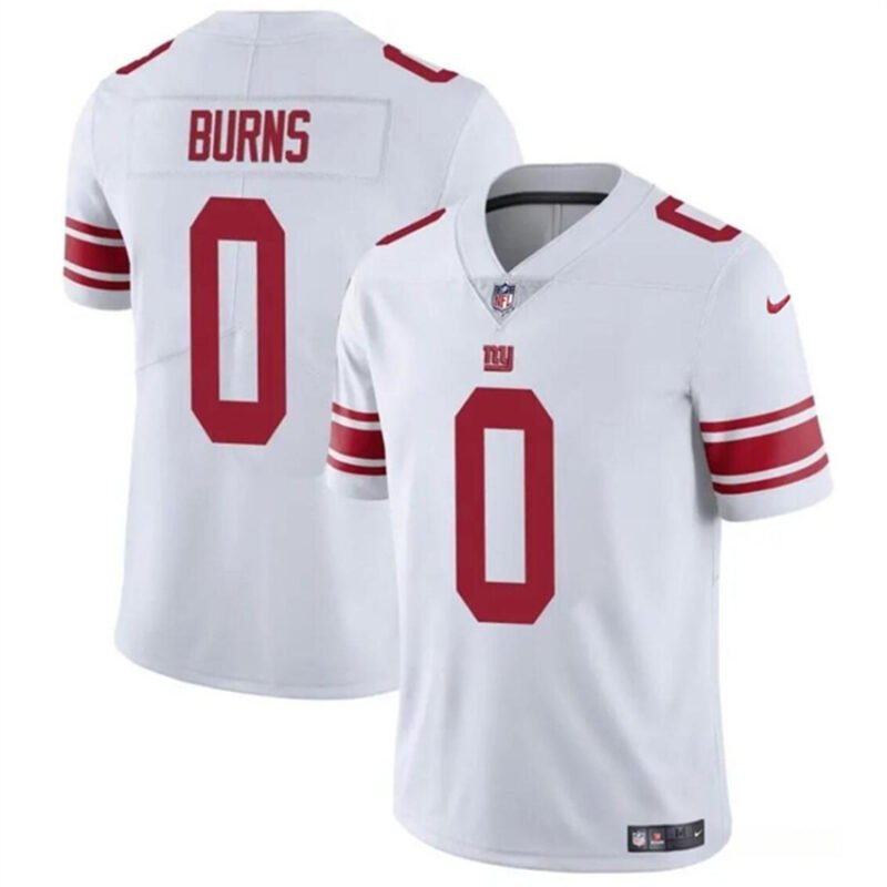 White New York Giants #0 Brian Burns Vapor Untouchable Limited Stitched Jersey - NYG219