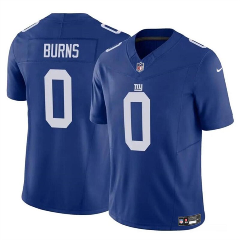 Blue New York Giants #0 Brian Burns 2023 F.U.S.E. Vapor Untouchable Limited Stitched Jersey - NYG46