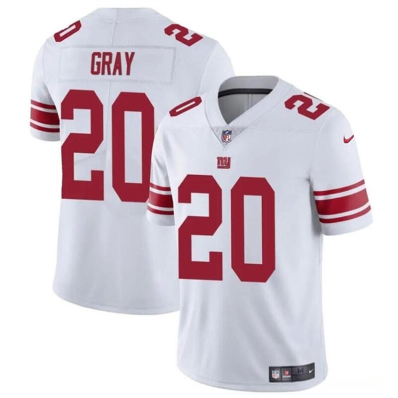 White New York Giants #20 Eric Gray Vapor Untouchable Limited Stitched Jersey - NYG165