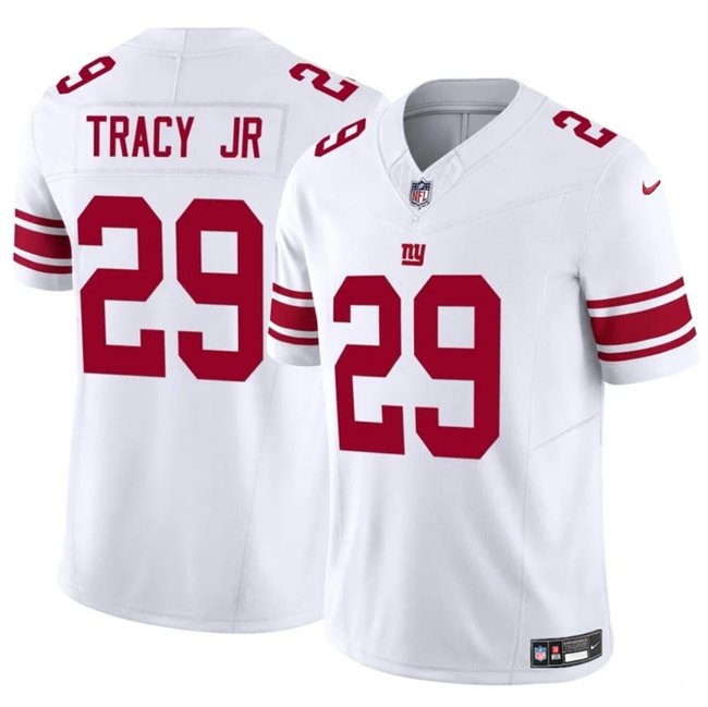 White New York Giants #29 Tyrone Tracy Jr 2023 F.U.S.E. Vapor Untouchable Limited Stitched Jersey - NYG242