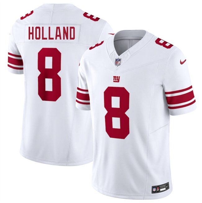 White New York Giants #8 Jevon Holland 2025 F.U.S.E. Vapor Untouchable Limited Stitched Jersey - NYG195
