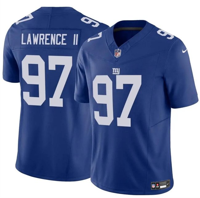 Blue New York Giants #97 Dexter Lawrence II 2025 F.U.S.E. Vapor Untouchable Limited Stitched Jersey - NYG98