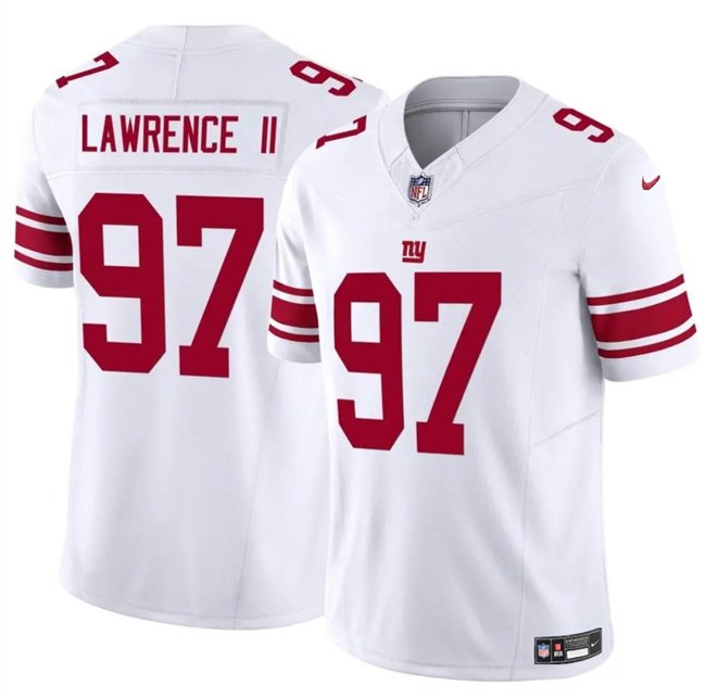 White New York Giants #97 Dexter Lawrence II 2025 F.U.S.E. Vapor Untouchable Limited Stitched Jersey - NYG113