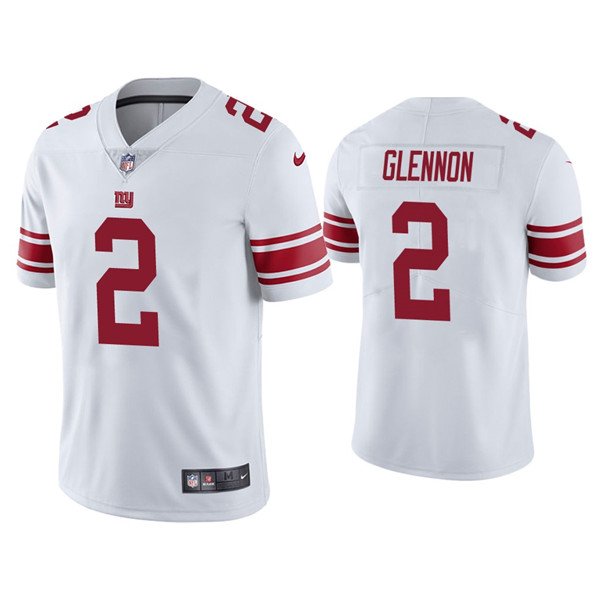 White New York Giants #2 Mike Glennon Vapor Untouchable Limited Stitched Jersey - NYG32