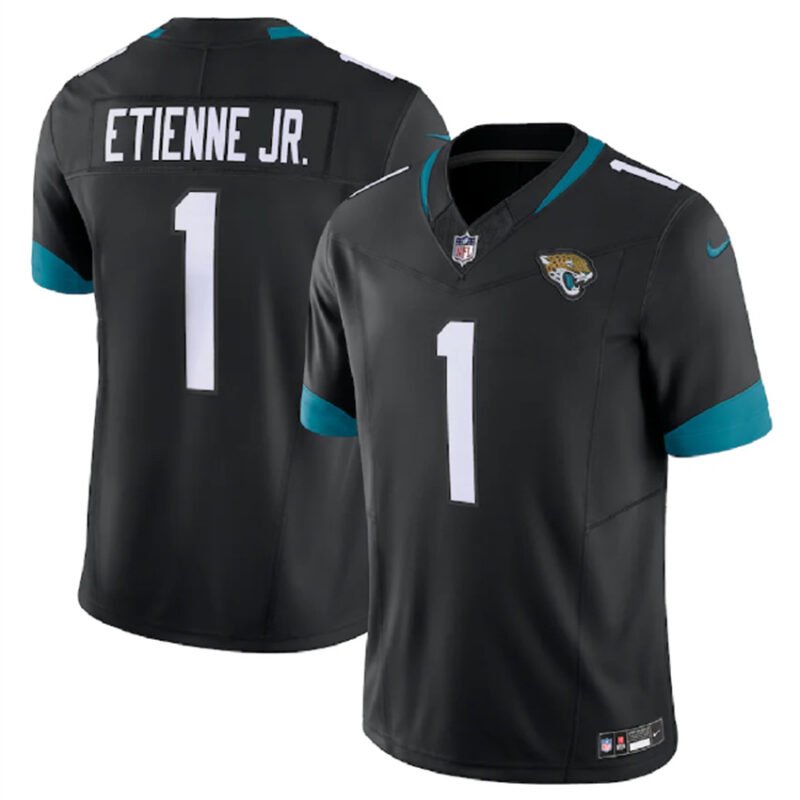 Black Jacksonville Jaguars #1 Travis Etienne Jr. 2023 F.U.S.E Vapor Untouchable Limited Stitched Jersey - JVG47