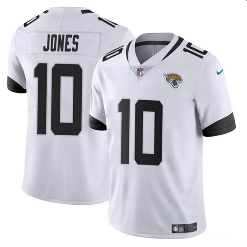 White Jacksonville Jaguars #10 Mac Jones Vapor Untouchable Limited Stitched Jersey - JVG73