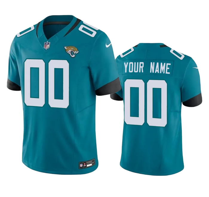 Teal Jacksonville Jaguars Active Player Custom 2023 F.U.S.E Vapor Untouchable Limited Stitched Jersey - JVG180
