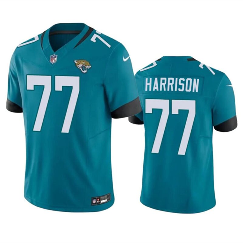 Teal Jacksonville Jaguars #77 Anton Harrison 2023 F.U.S.E Vapor Untouchable Limited Stitched Jersey - JVG179