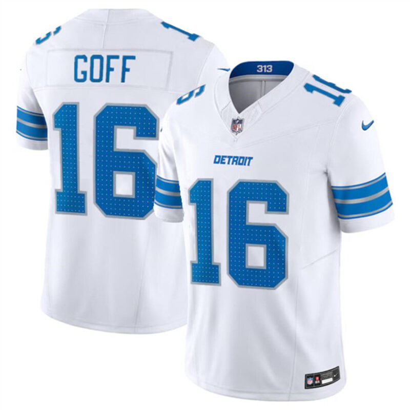 [All Players] White Detroit Lions 2025 F.U.S.E. Vapor Limited Stitched Jersey - DTL386