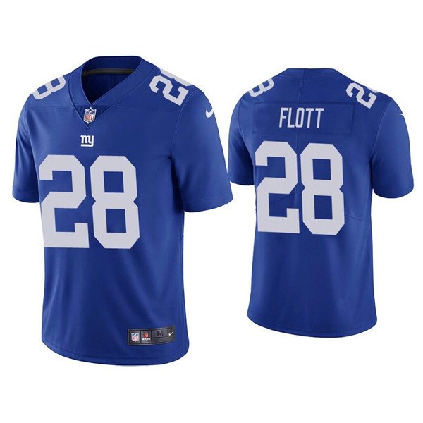 Blue New York Giants #28 Cordale Flott Vapor Untouchable Limited Stitched NFL Jersey - NYG155
