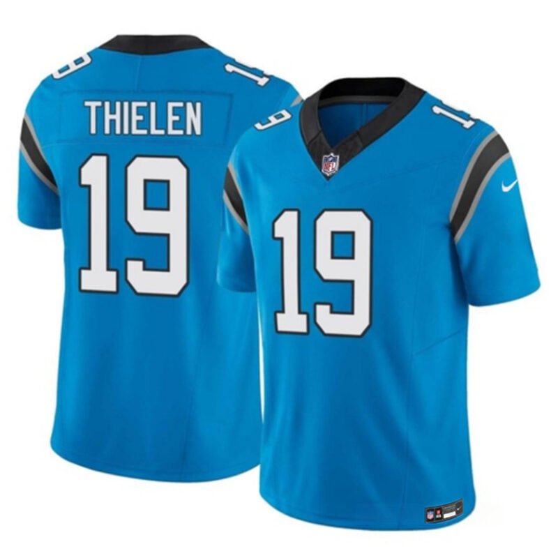 Blue Carolina Panthers #19 Adam Thielen 2023 F.U.S.E. Vapor Untouchable Stitched Football Jersey