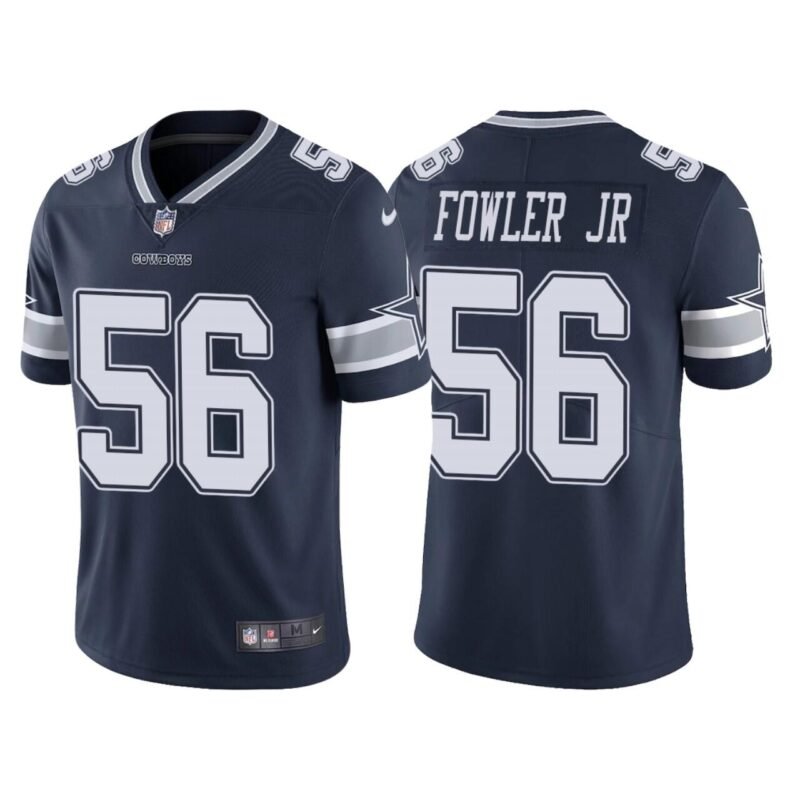 Navy Dallas Cowboys #56 Dante Fowler Jr. Vapor Limited Stitched Jersey - DLC353