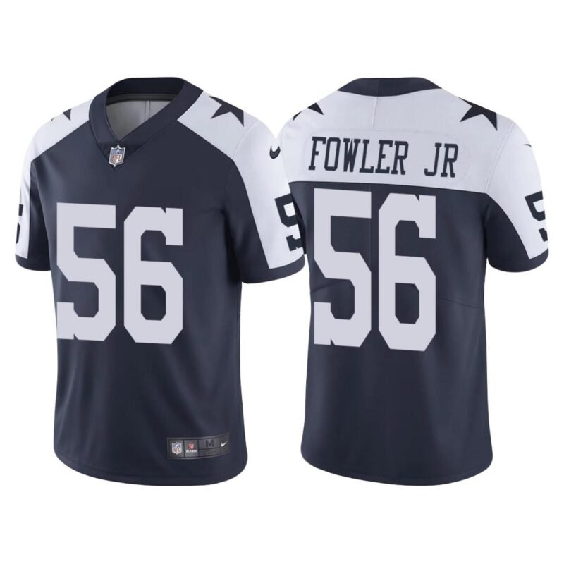 Navy Dallas Cowboys #56 Dante Fowler Jr. Vapor Limited Stitched Jersey - DLC237