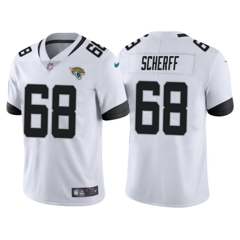 White Jacksonville Jaguars #68 Brandon Scherff Vapor Untouchable Limited Stitched  Jersey - JVG18