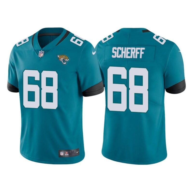 Teal Jacksonville Jaguars #68 Brandon Scherff Vapor Untouchable Limited Stitched  Jersey - JVG137