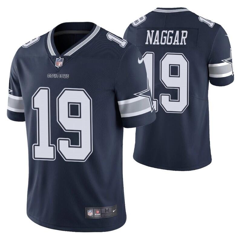 Navy Dallas Cowboys #19 Chris Naggar Vapor Limited Stitched Jersey - DLC106