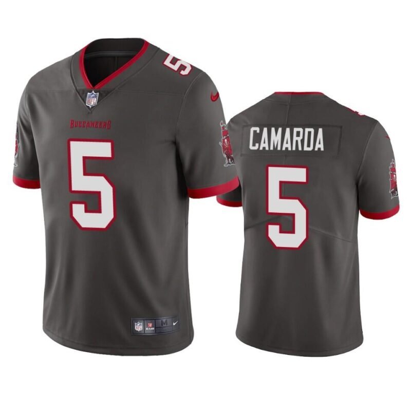 Grey Tampa Bay Buccaneers #5 Jake Camarda Vapor Untouchable Limited Stitched Jersey - TBB130