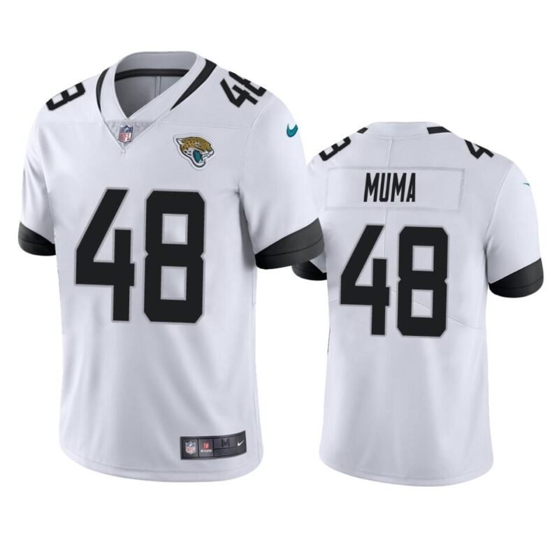 White Jacksonville Jaguars #48 Chad Muma Vapor Untouchable Limited Stitched Jersey - JVG145